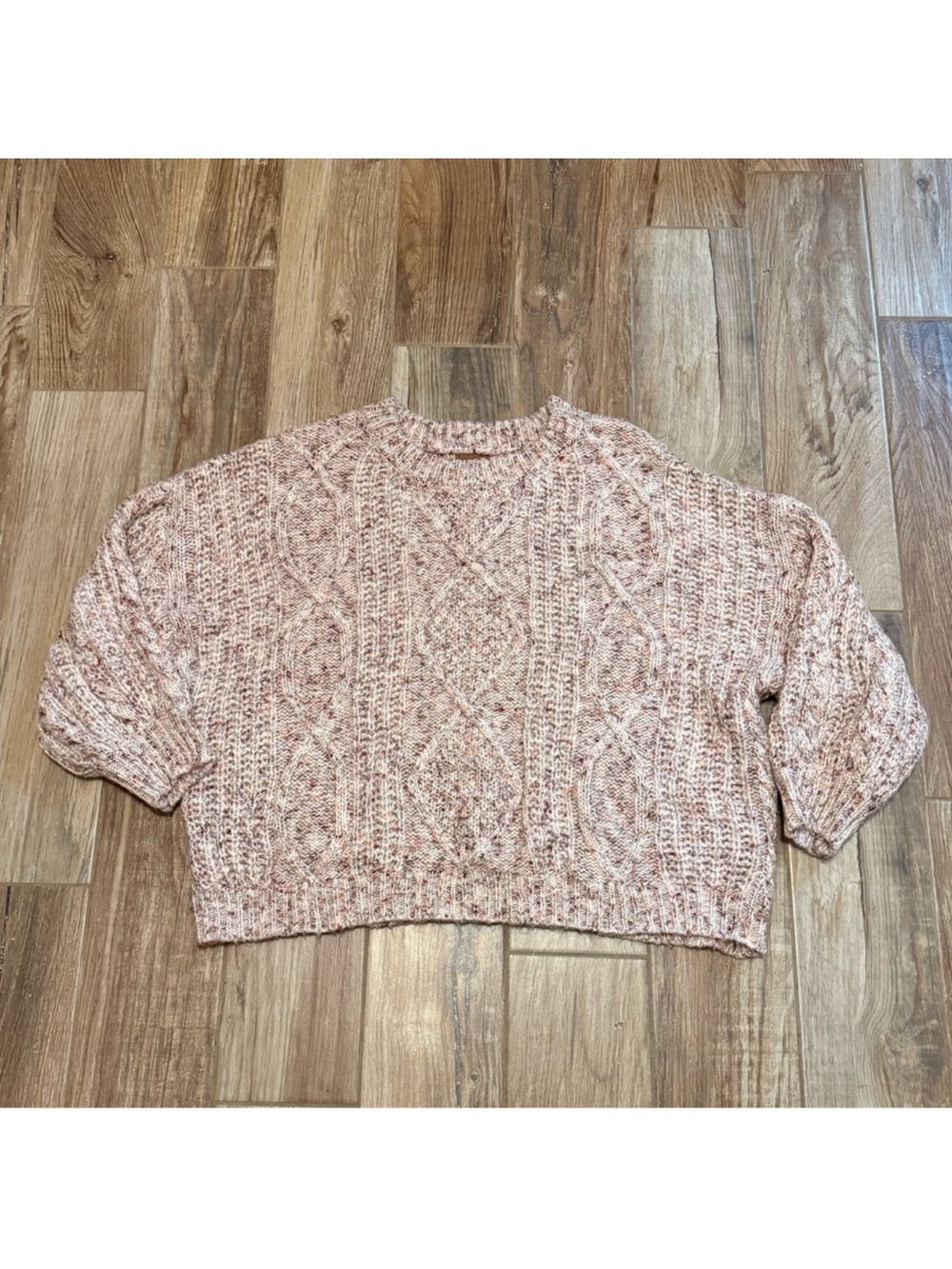 POL Chunky Crewneck Knit Sweater